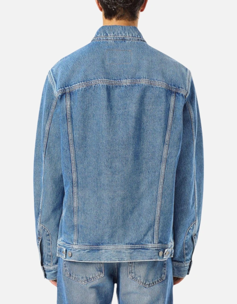 D-Riley Mens Trucker Jacket Long Sleeve Relaxed Fit