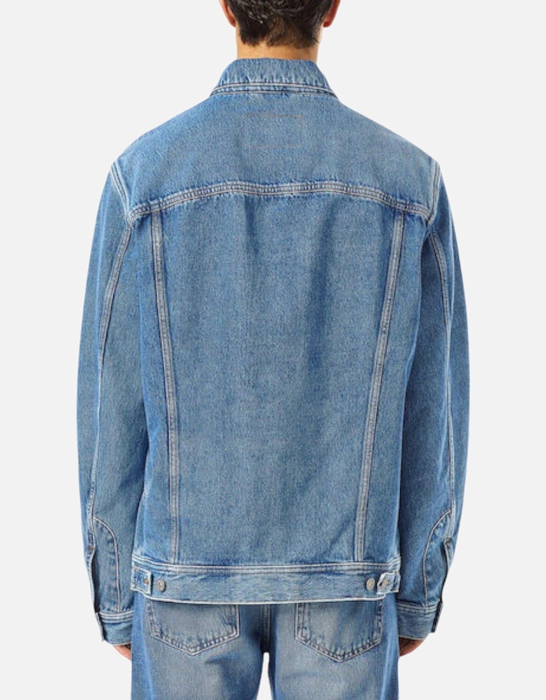D-Riley Mens Trucker Jacket Long Sleeve Relaxed Fit
