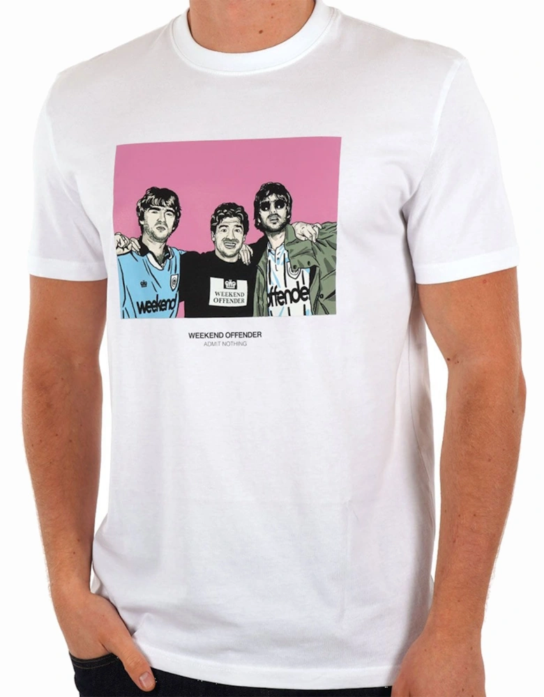 Weekend Offender Mens T Shirts Diego Graphic Crew Neck Short Sleeve Cotton Tee