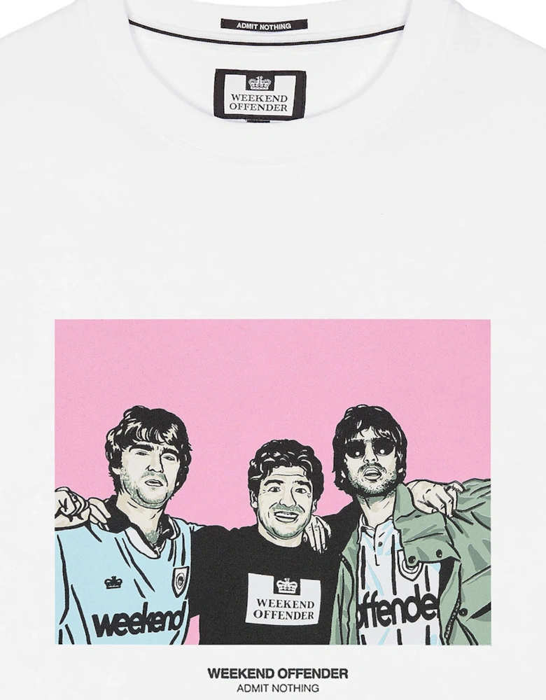 Weekend Offender Mens T Shirts Diego Graphic Crew Neck Short Sleeve Cotton Tee