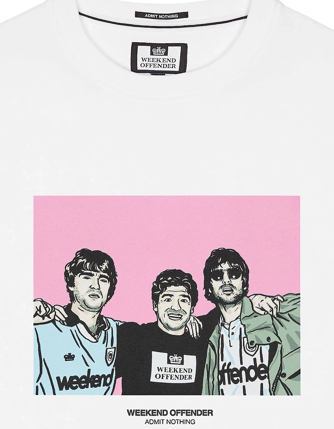 Weekend Offender Mens T Shirts Diego Graphic Crew Neck Short Sleeve Cotton Tee