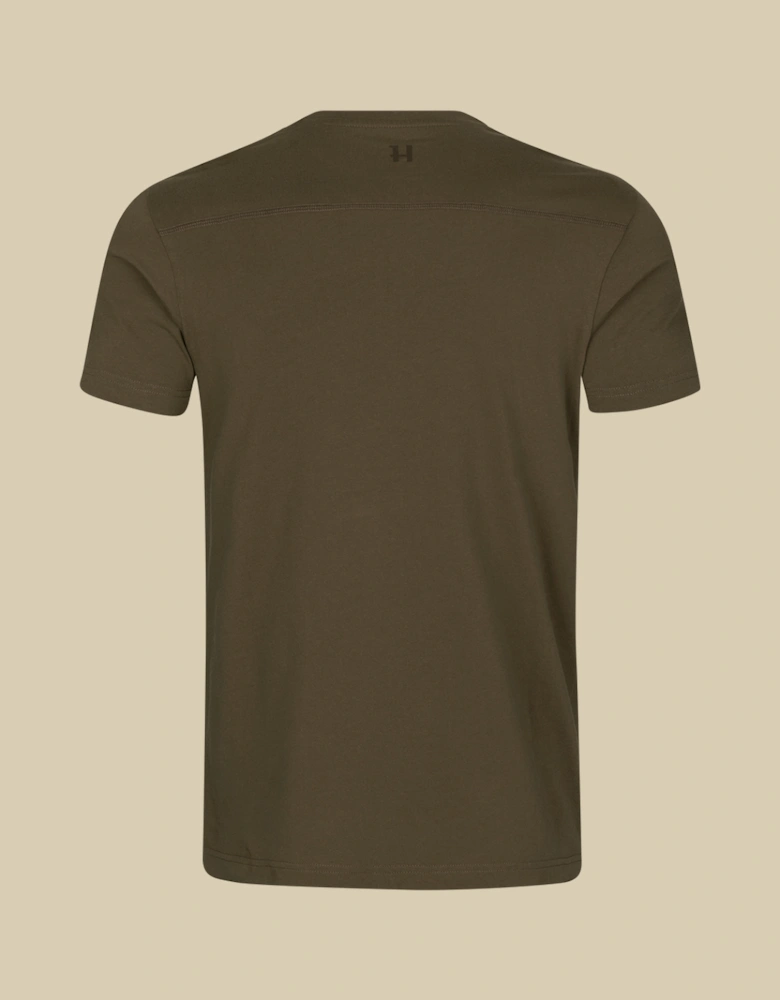 Härkila Logo Short Sleeve T-shirt Willow Green