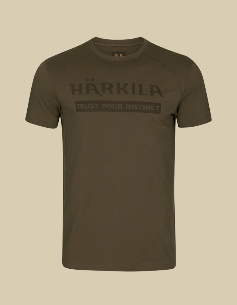 Härkila Logo Short Sleeve T-shirt Willow Green