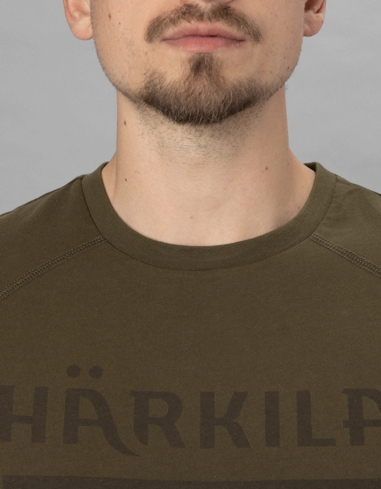 Härkila Logo Short Sleeve T-shirt Willow Green