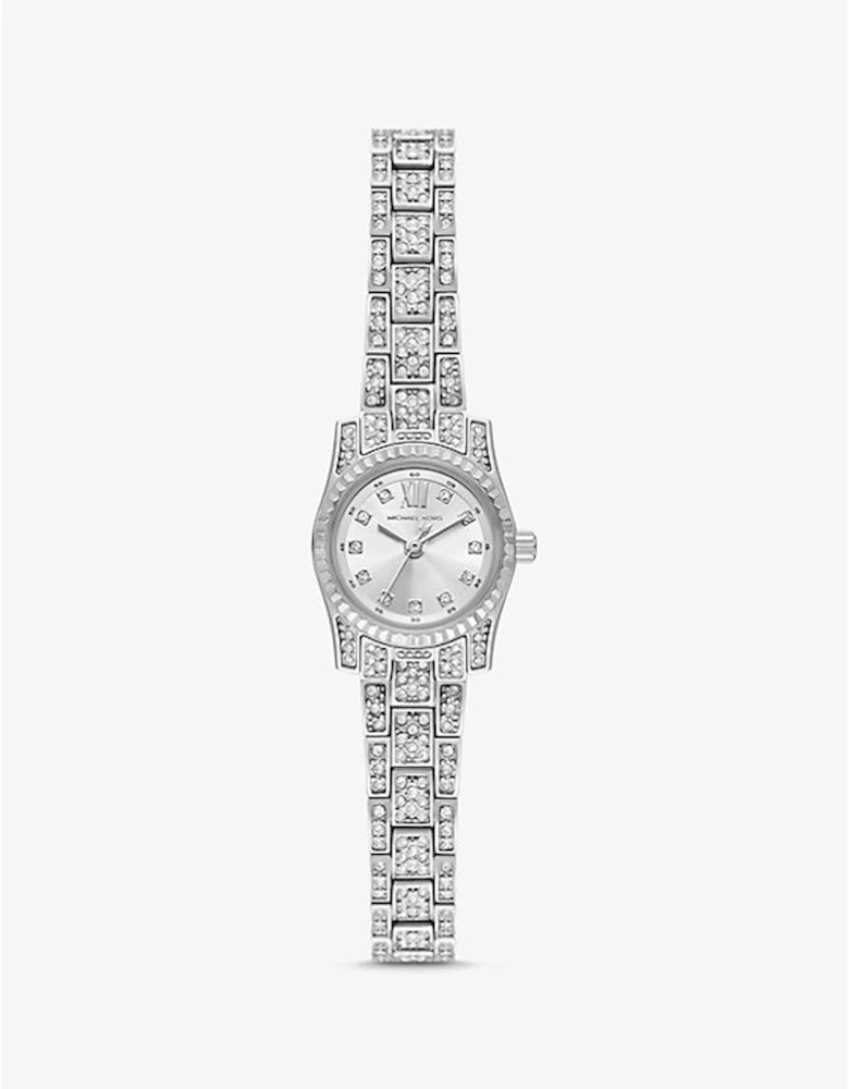 Mini Lexington Pavé Silver-Tone Watch