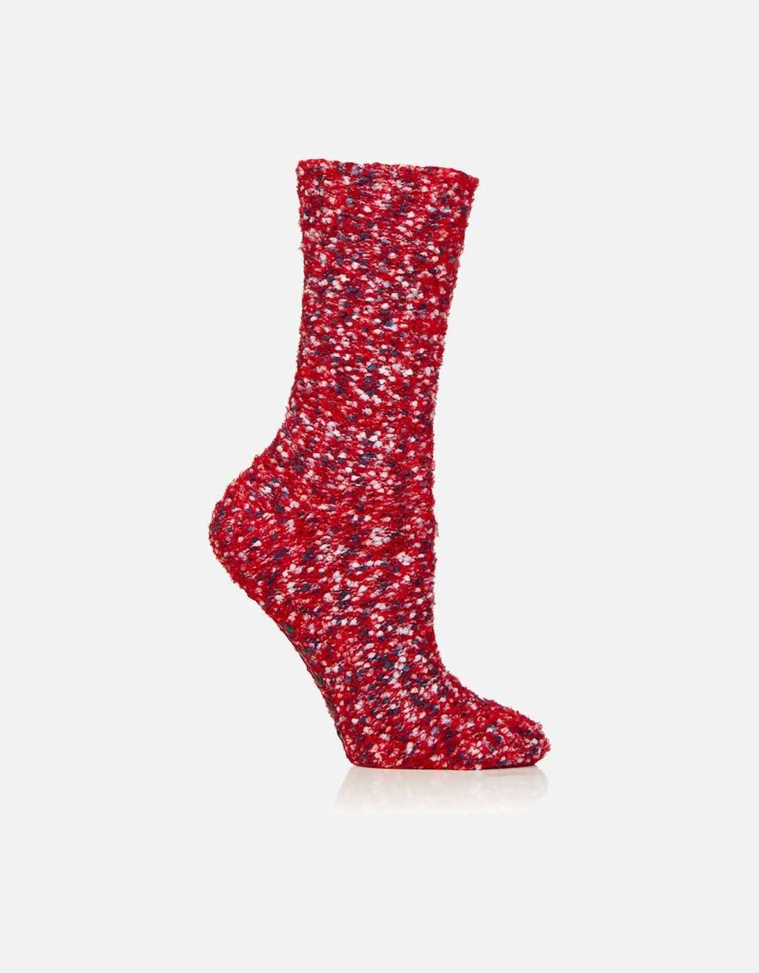 Wild Feet Popcorn Bed Sock Gingerbread House Box Red