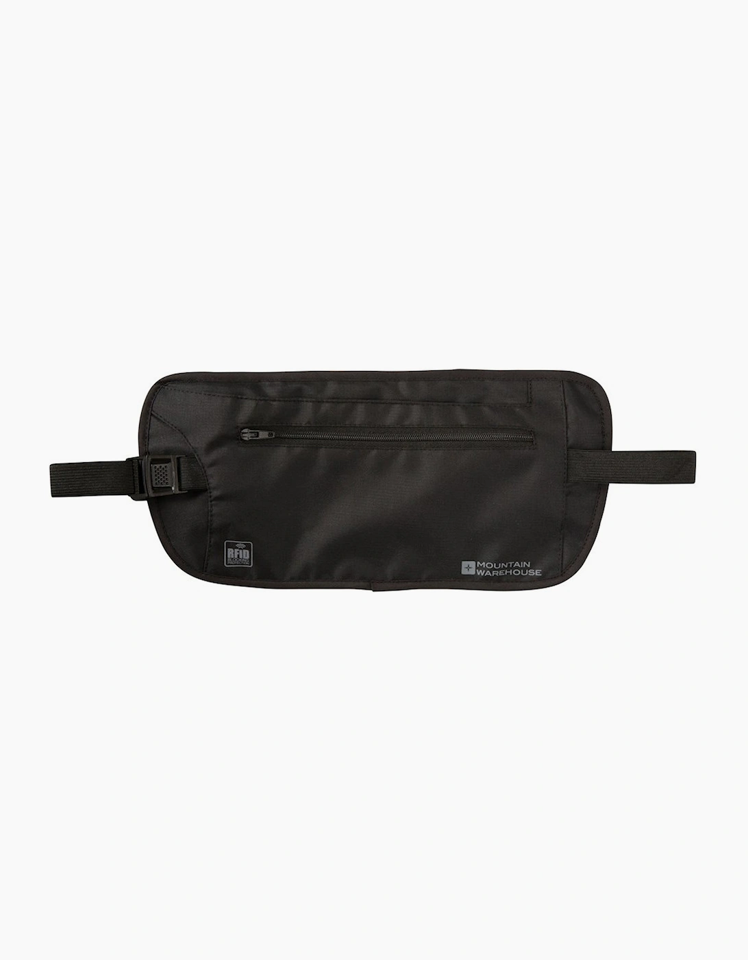Mountain Warehouse Unisex Black Rfid Blocking Waist Bag - Size: One Size