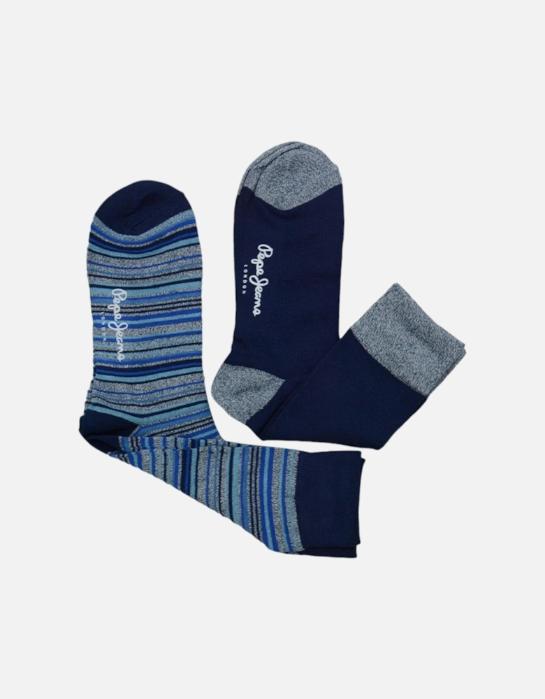 PEPE JEANS Mens Socks Boots Workwear 2 Pack Cotton Sports Crew Sock GIFT 6 - 8.5
