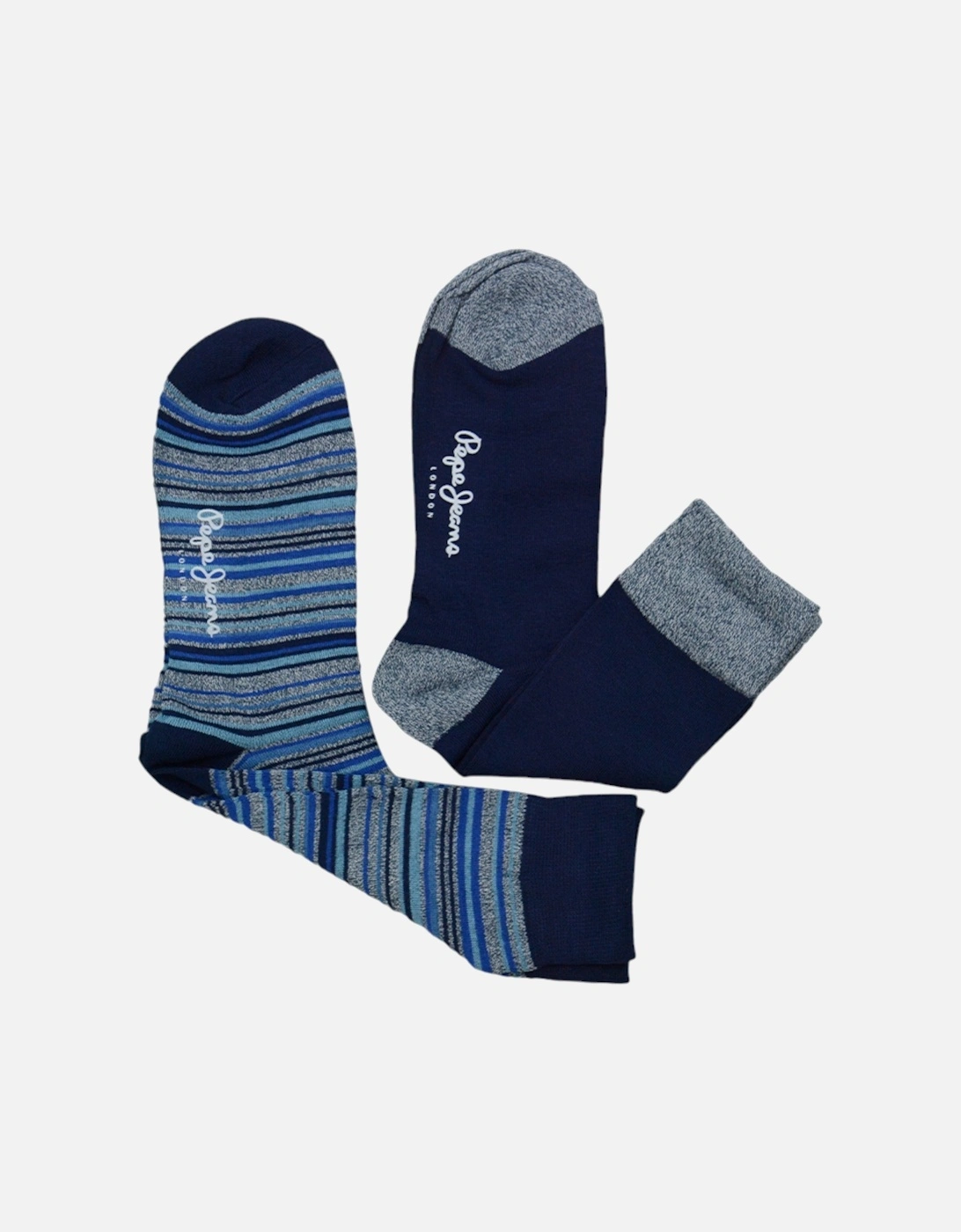 PEPE JEANS Mens Socks Boots Workwear 2 Pack Cotton Sports Crew Sock GIFT 6 - 8.5