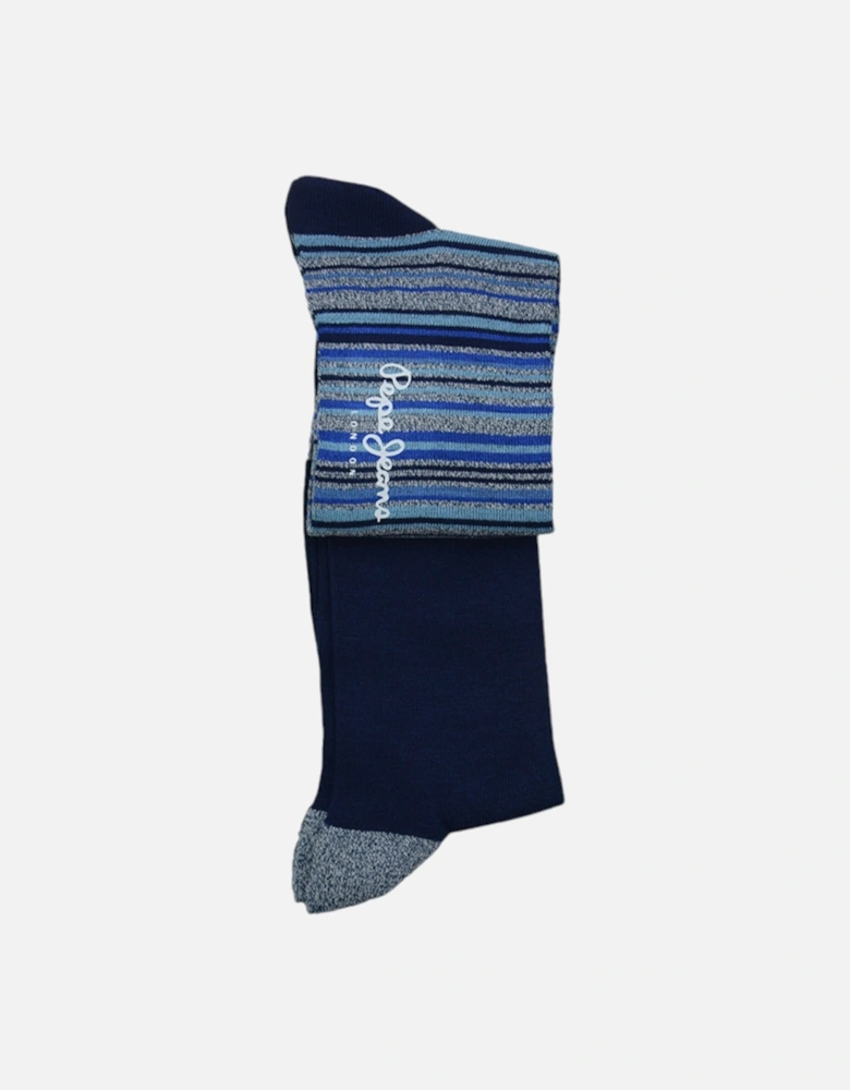 PEPE JEANS Mens Socks Boots Workwear 2 Pack Cotton Sports Crew Sock GIFT 6 - 8.5
