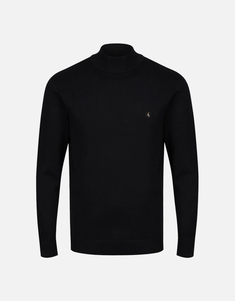 Duke Turtle Neck Sweater | Black