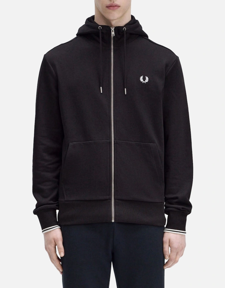 Zip Through Hooded Sweat