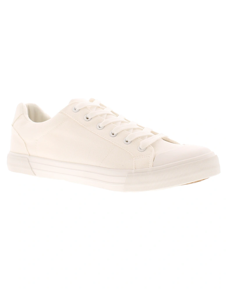 Mens Canvas Shoes Rocky white UK Size