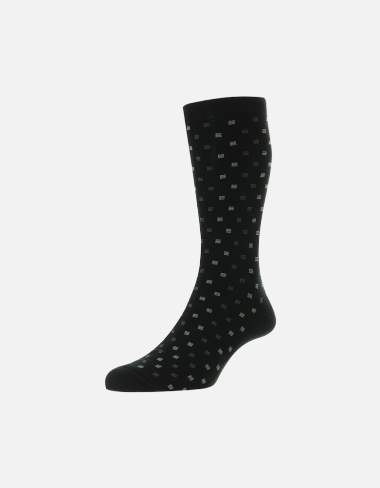 Men's Byrd Box Motif Sock