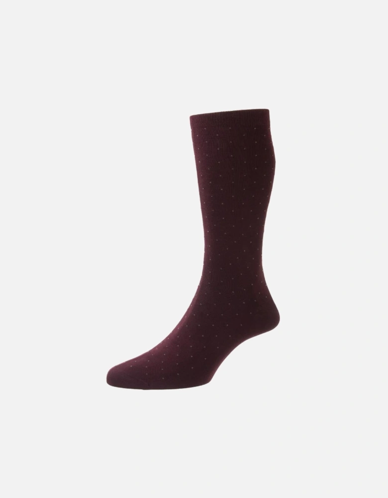 Men's Gadsbury Pindot Sock