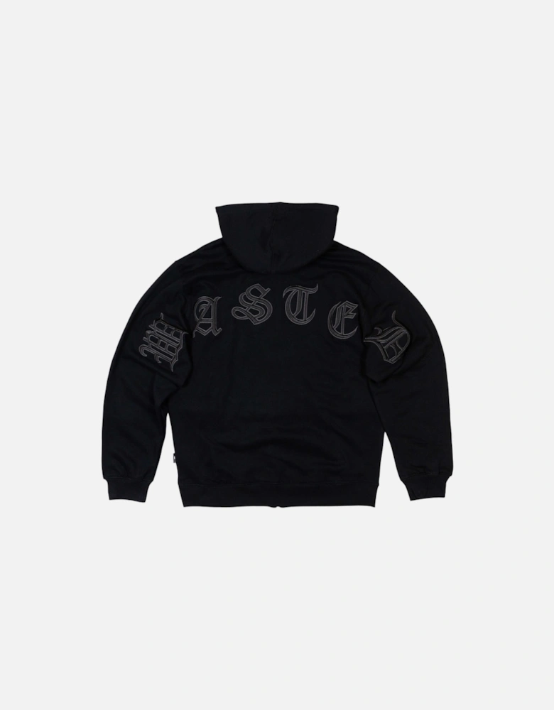 Kingdom Curve Zip Hoodie - Black