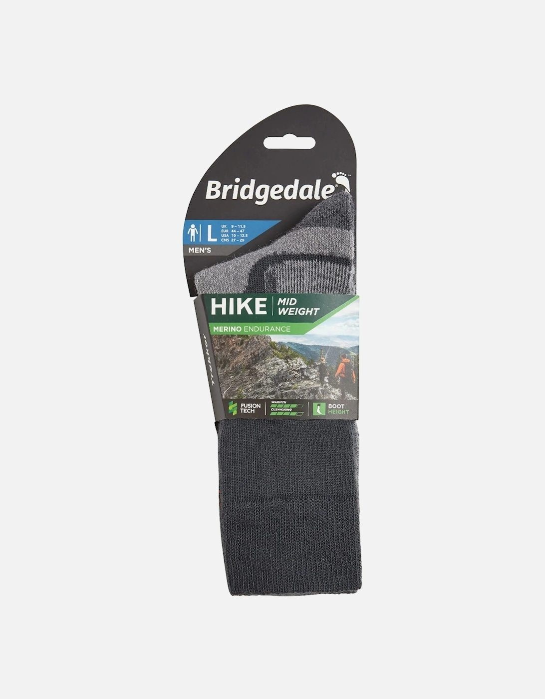 Mens Hike Midweight Merino Performance Walking Socks