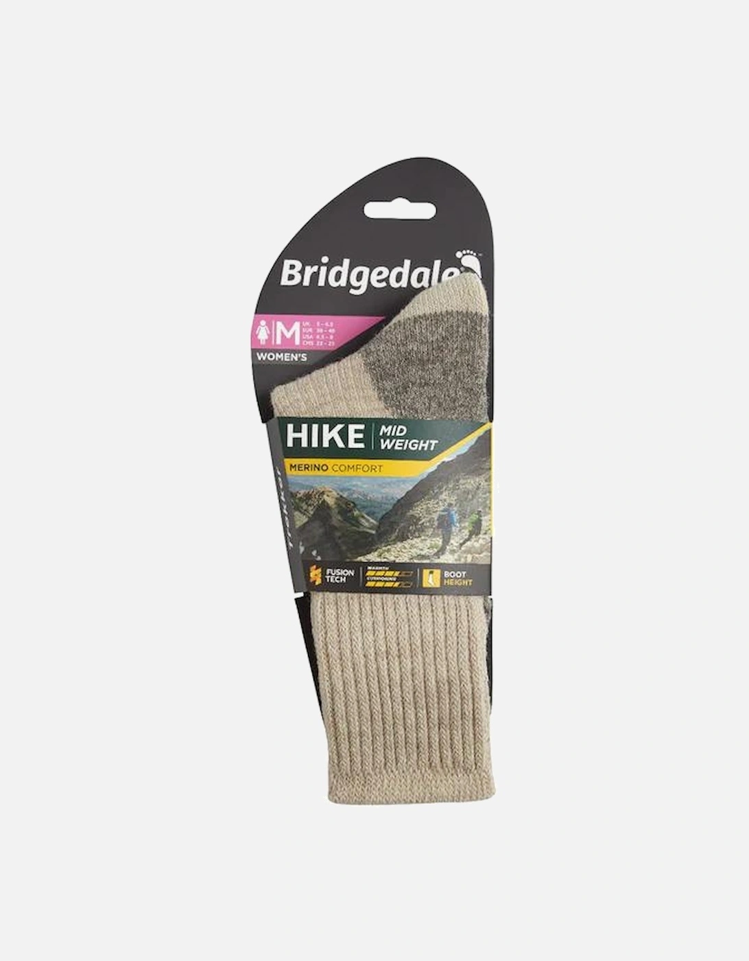 Mens Hike Midweight Merino Performance Walking Socks