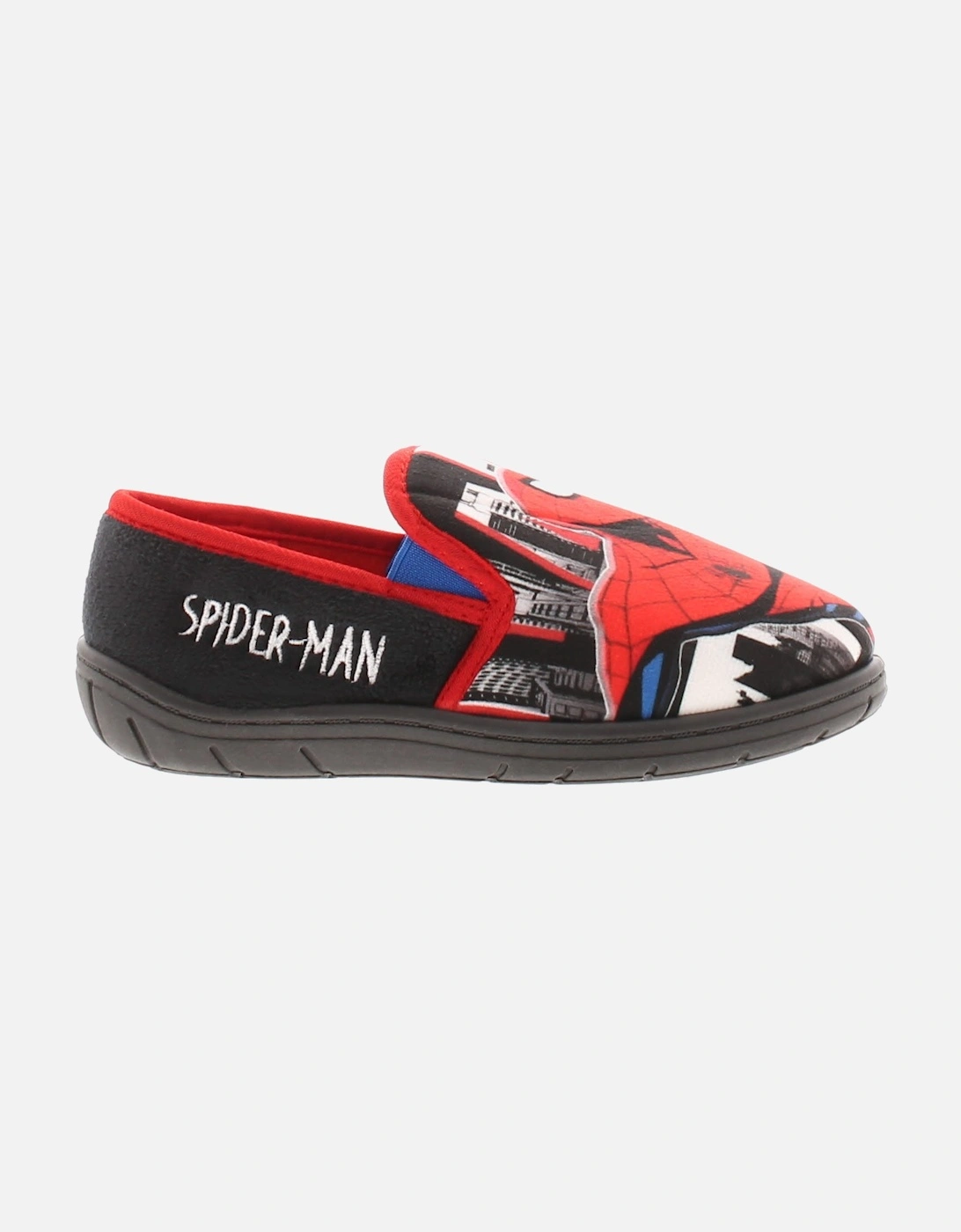 Boys Novelty Slippers Younger Boys Spider black UK Size