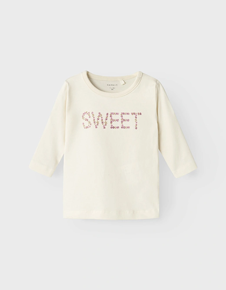 Baby Sofia Long Sleeve Top Jet Stream