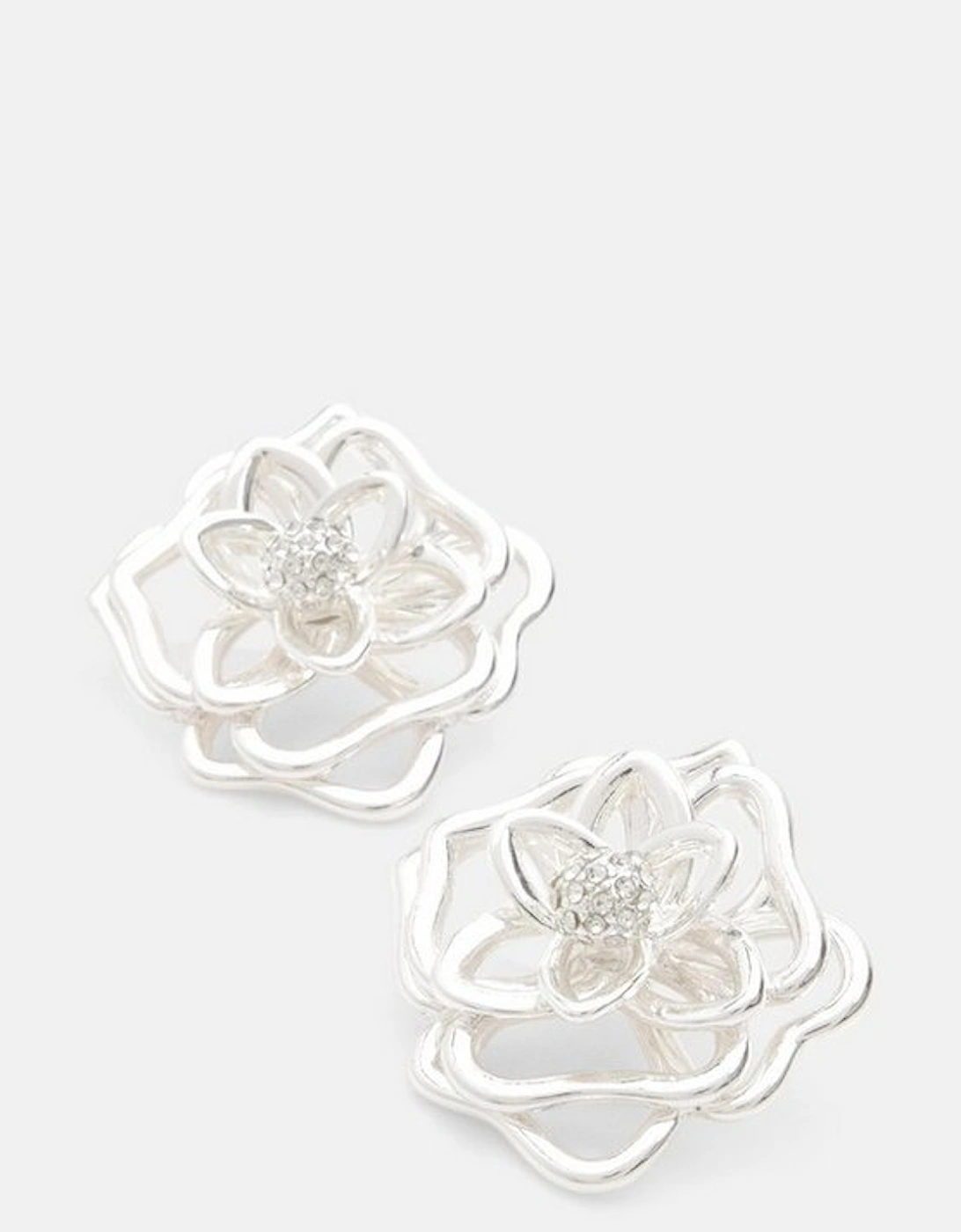 Flower Stud Statement Earring