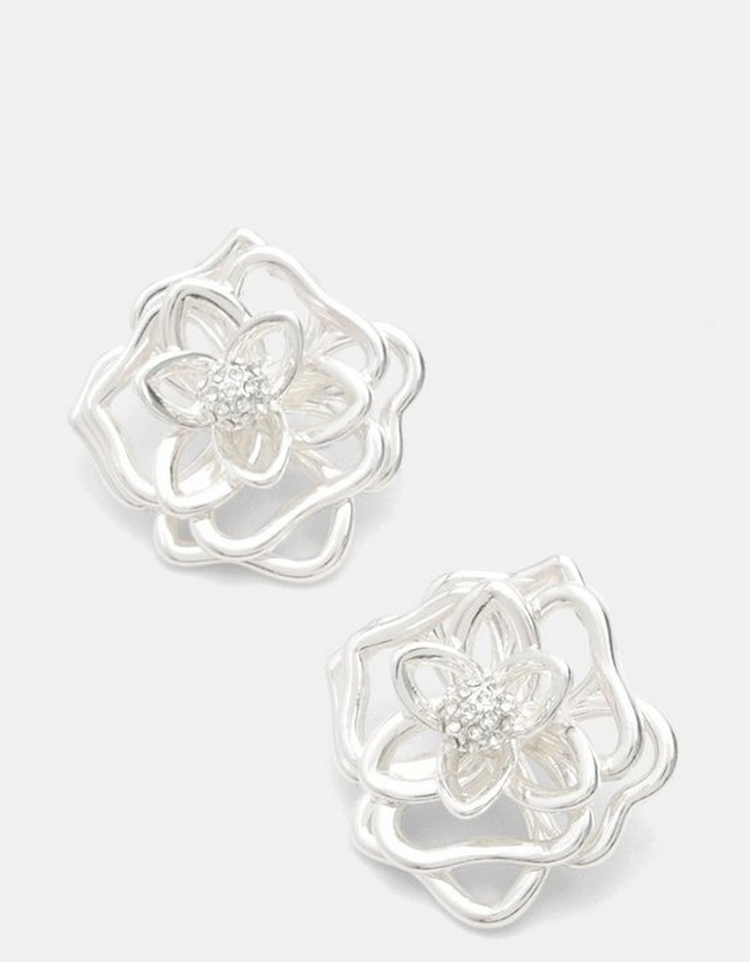 Flower Stud Statement Earring