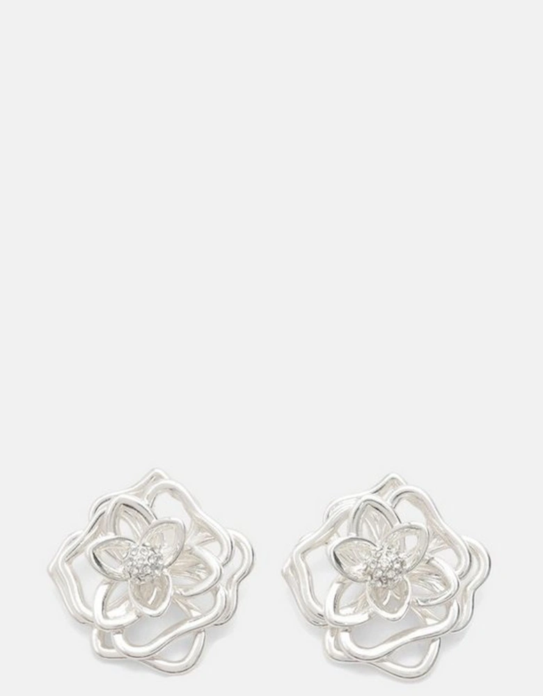 Flower Stud Statement Earring