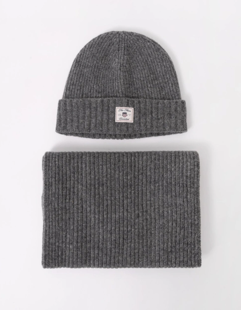 Mens Beanie & Scarf Gift Set