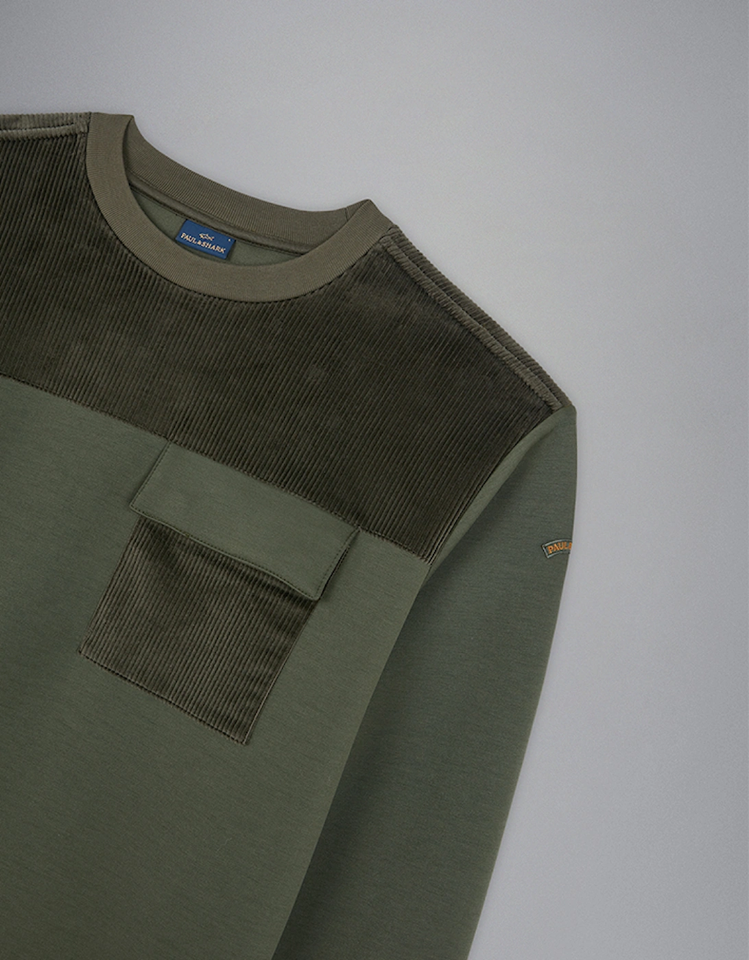 Men's Techno Fleece with Velvet Panel Detailing