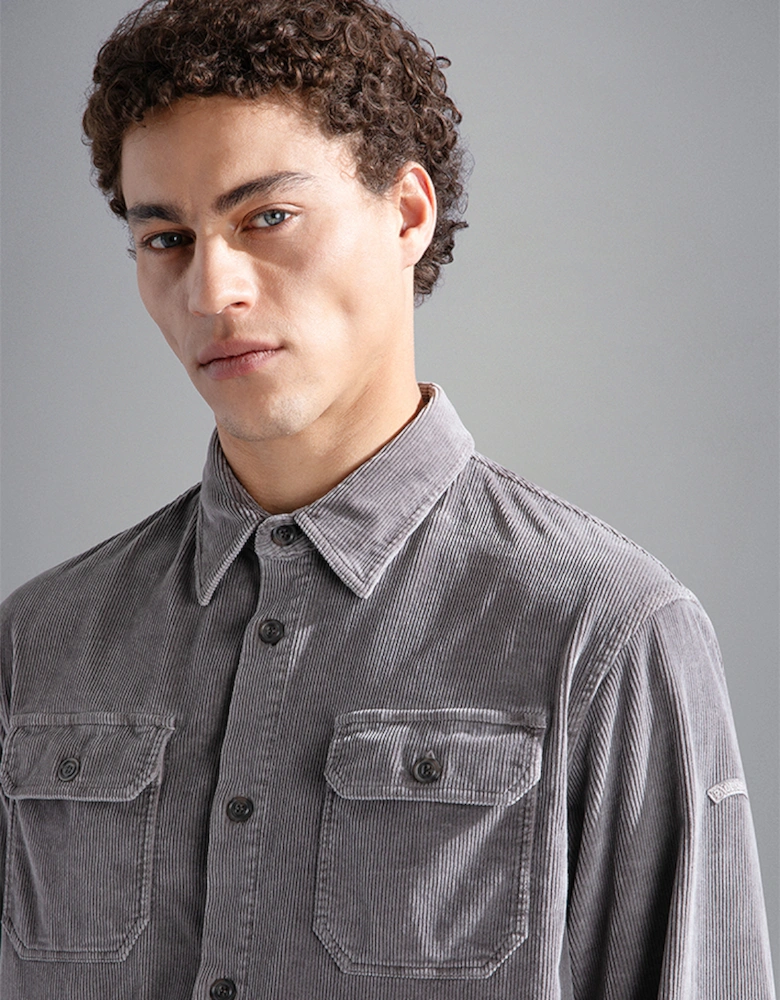 Men's Velvet Corduroy Overshirt