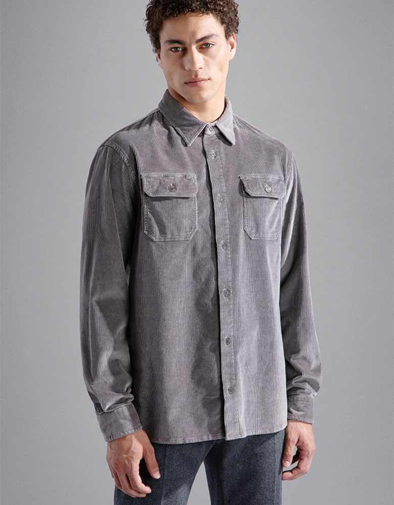 Men's Velvet Corduroy Overshirt