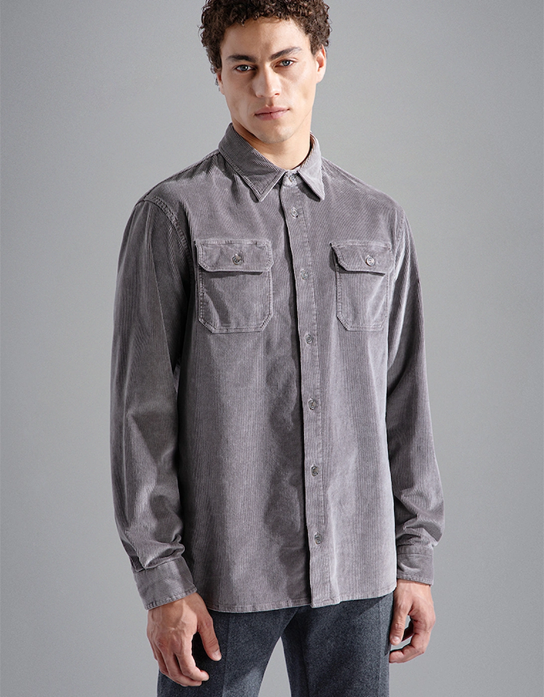 Men's Velvet Corduroy Overshirt, 5 of 4