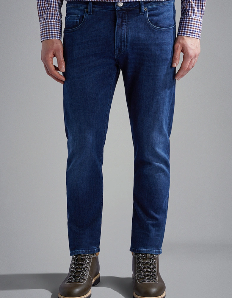 Men's Comfort Rivet Stretch Denim Jeans