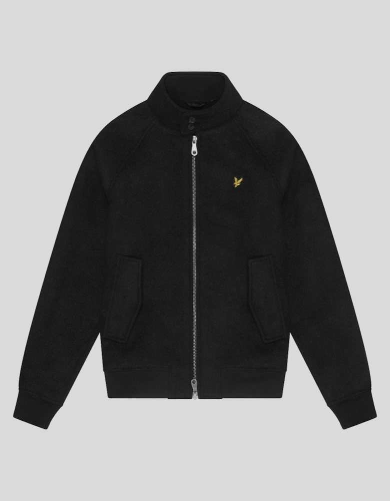 Double Face Wool Harrington Jacket
