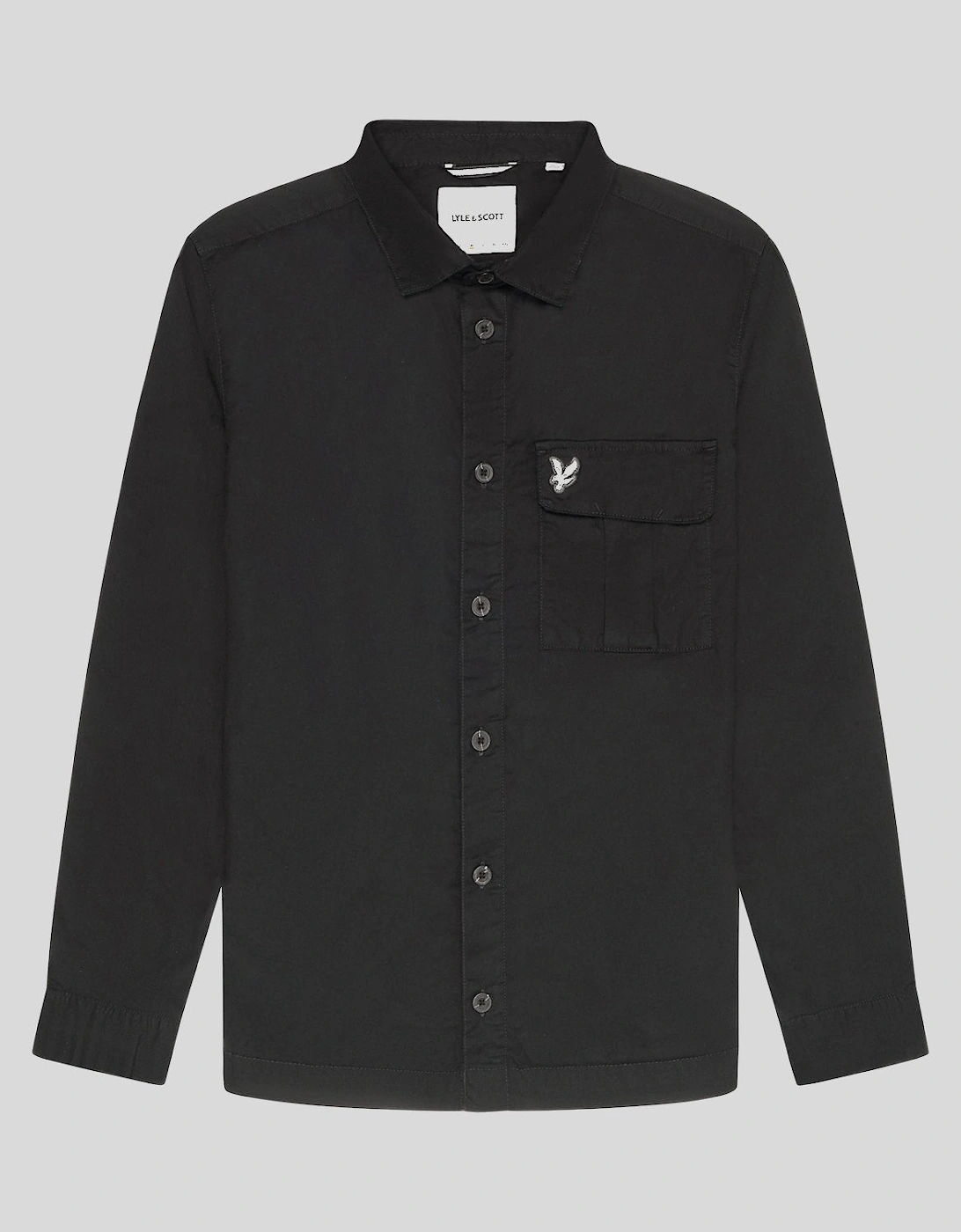 Pleated Pocket Overshirt