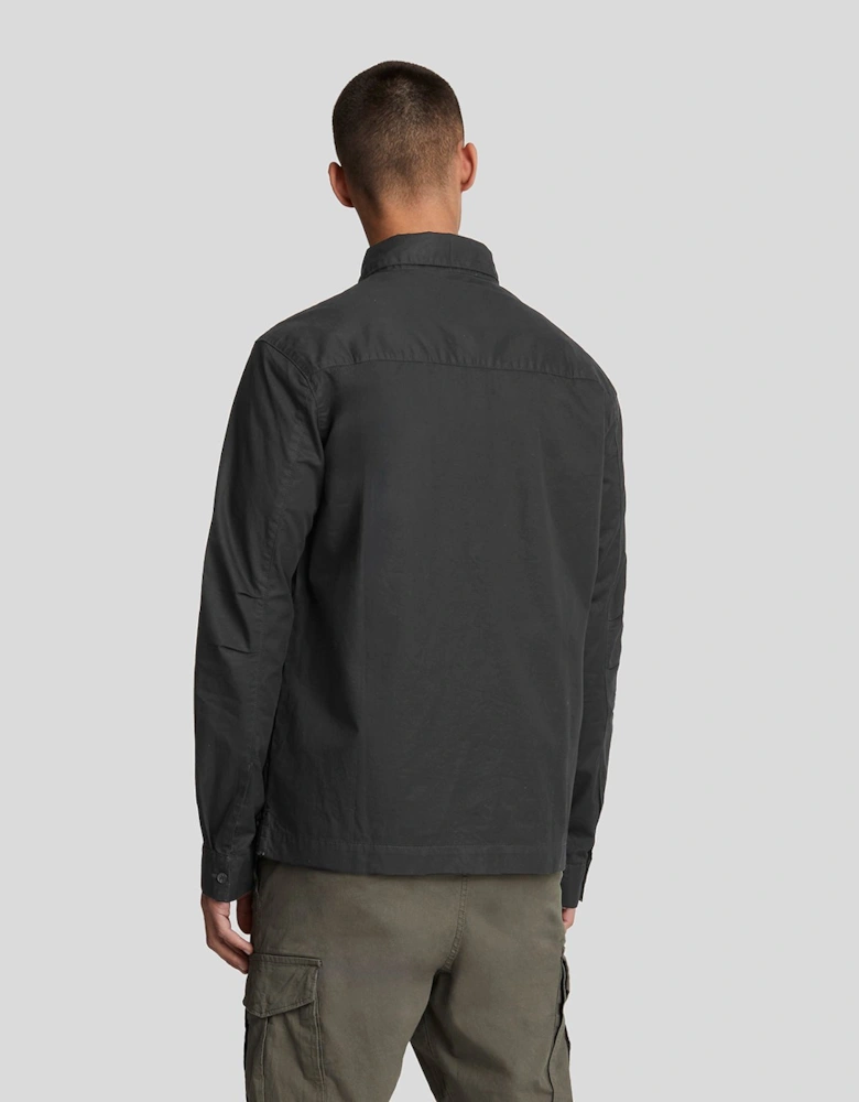 Pleated Pocket Overshirt