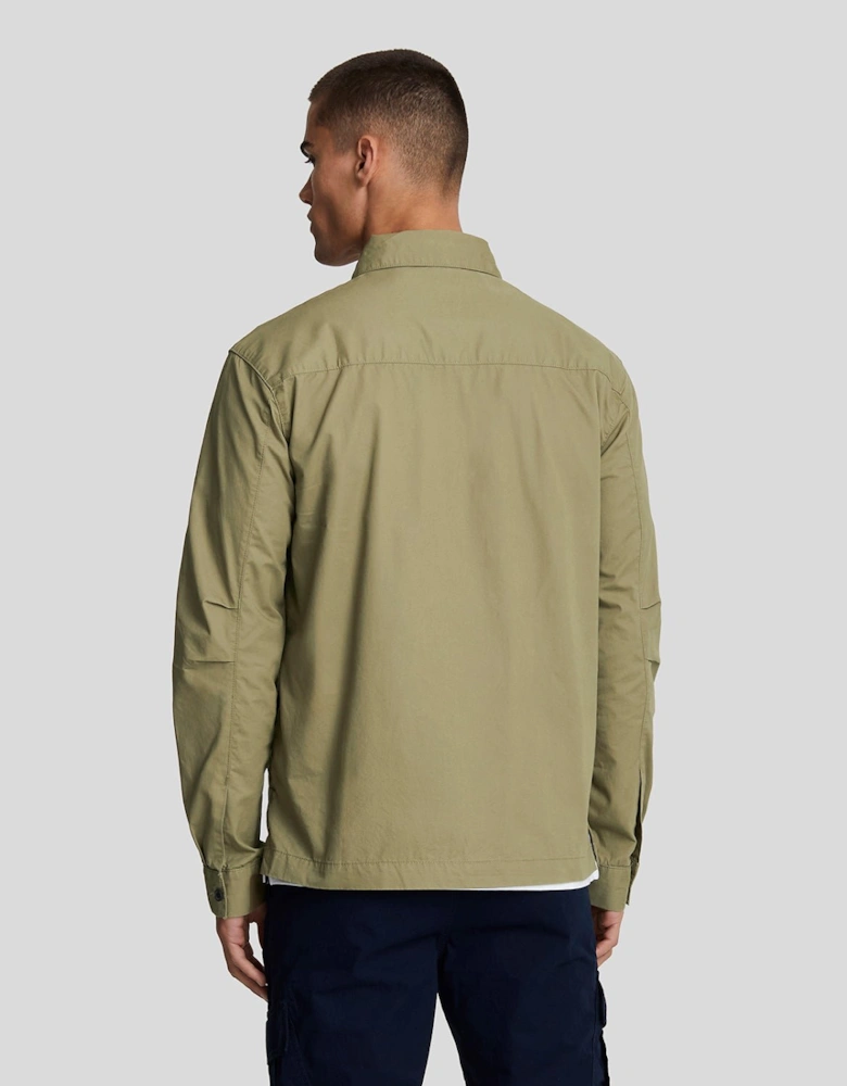 Pleated Pocket Overshirt