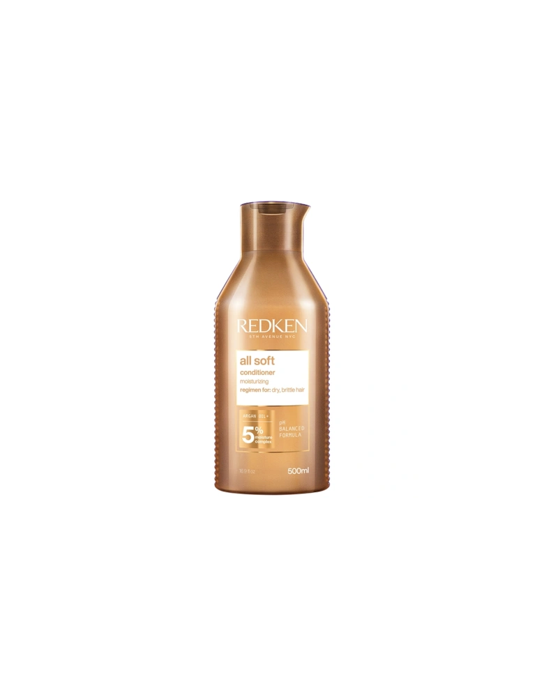 All Soft Conditioner For Dry, Brittle Hair 500ml - Redken