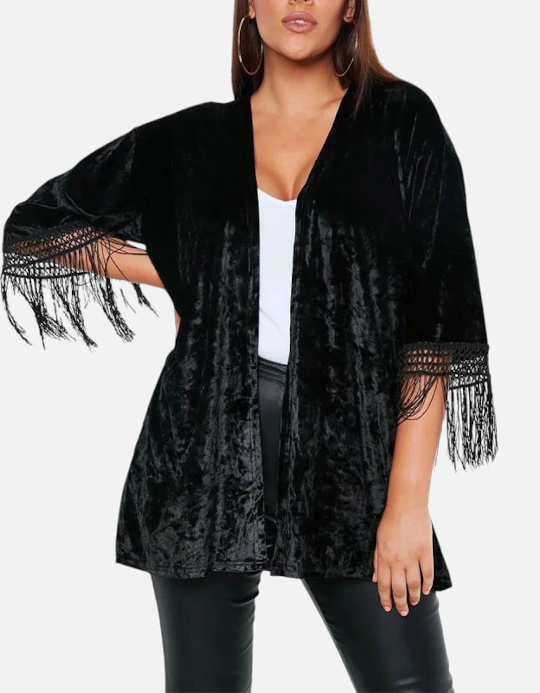 Womens Kimono Cardigan Sweater Open Front Fashion Tops
