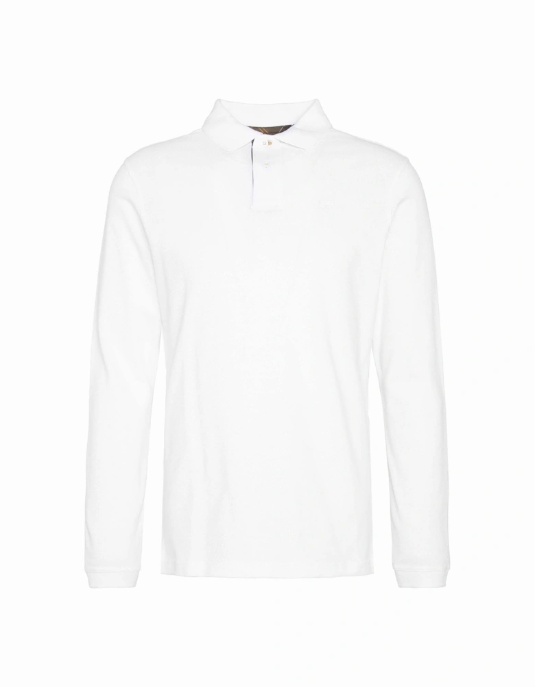 Sports Mens Long Sleeve Polo Shirt