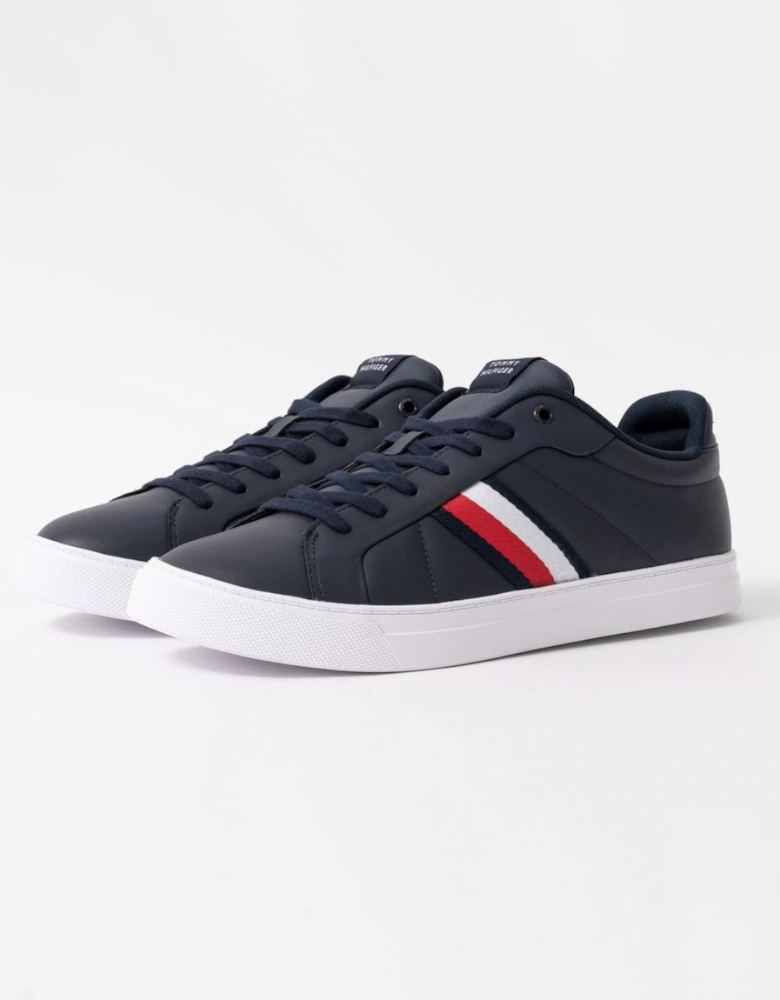 Icon Court Strips Mens Leather Trainers