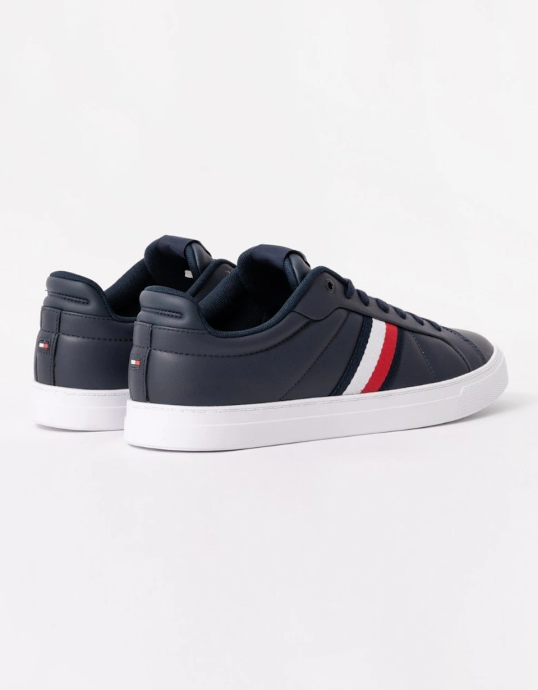 Icon Court Strips Mens Leather Trainers