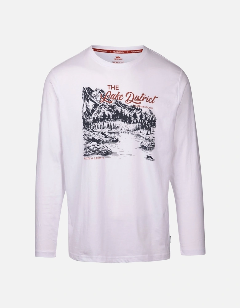 Mens Chira Printed Long-Sleeved T-Shirt