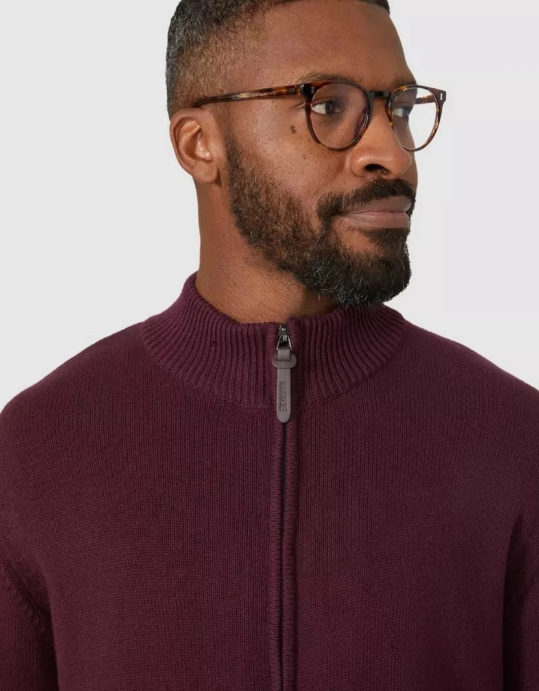 Mens Premium Cotton Full Zip Jumper