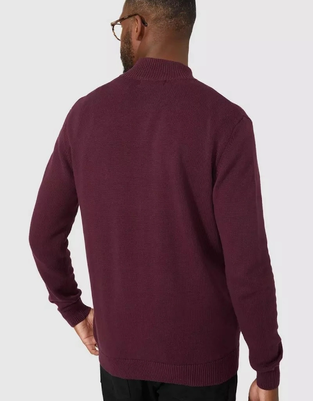 Mens Premium Cotton Full Zip Jumper