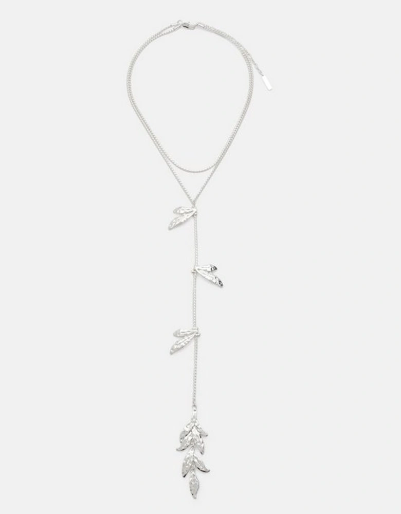 Flower Detail Longline Necklace