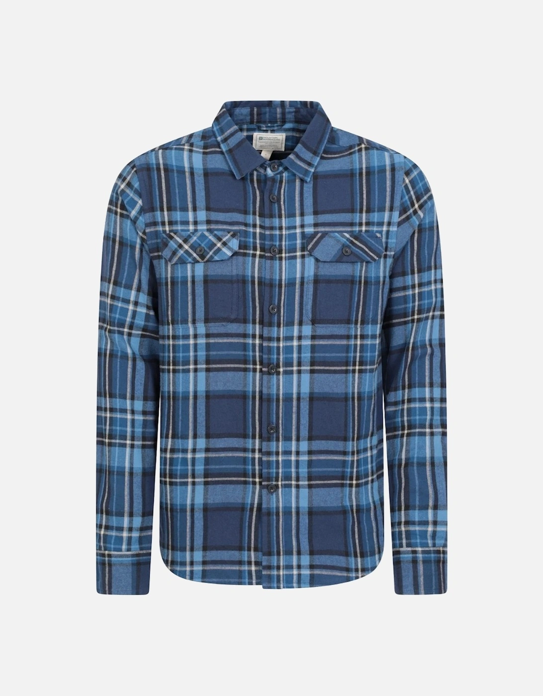 Mens Trace Flannel Long-Sleeved Shirt