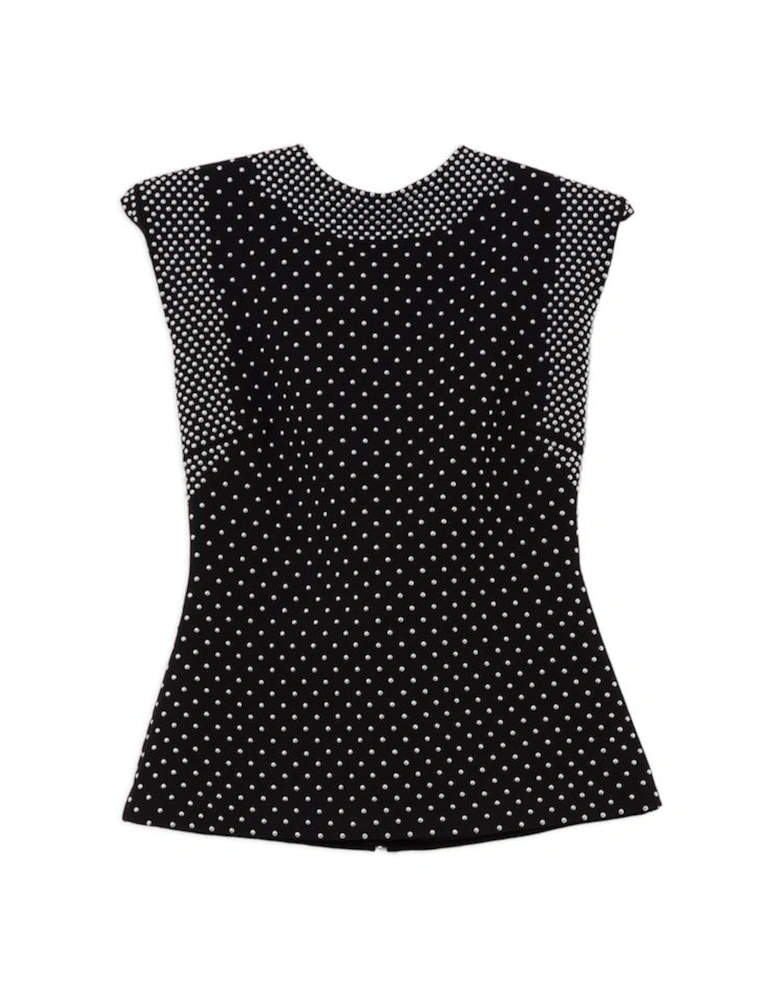 Studded Ponte Jersey Top