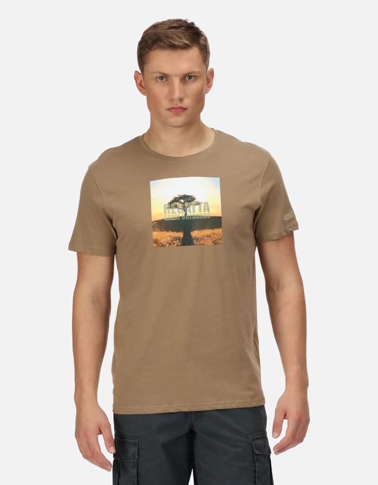 Mens Cline VI Tree Cotton T-Shirt