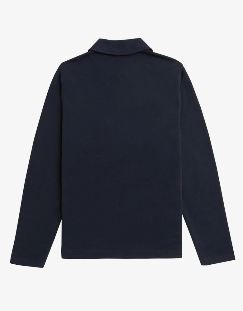 M8618 Half Zip Smock Sweatshirt Navy